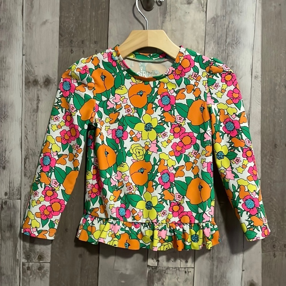 Circo Rashguard with Ruffle Size 5T - Picture 2 of 6